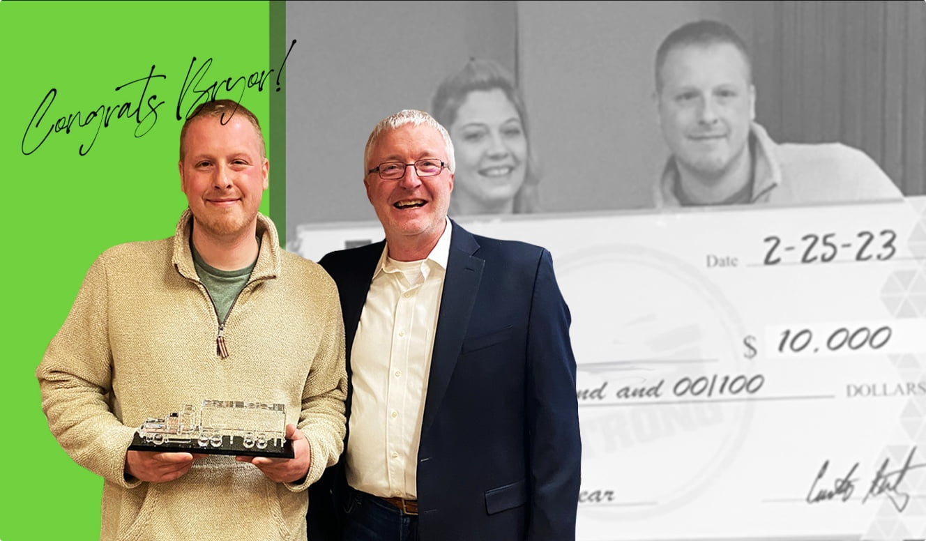 Annual Dennis Borowski Driver of the Year Award Winner Photo 